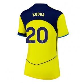 Tottenham Hotspur Mohammed Kudus #20 Replika Tredjetrøje Dame 2025-26 Kortærmet